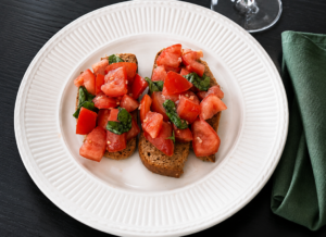Bruschetta op zuurdesembrood