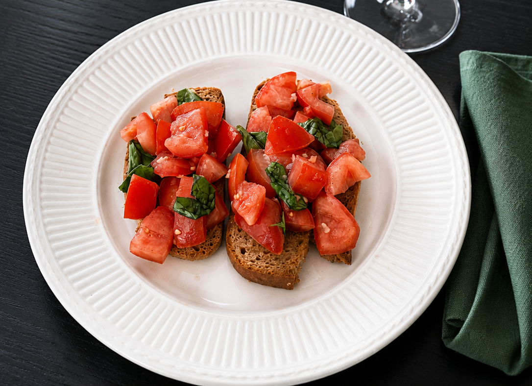 Bruschetta’s met tomaten